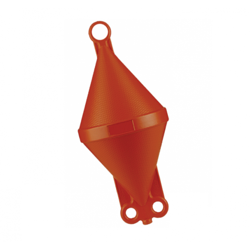 Gavitello biconico in polietilene soffiato ARANCIO